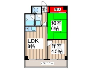 リバ－サイド木場(1F－6F)の物件間取画像